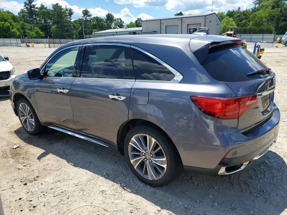 57827906 :رقم المزاد ، 5FRYD4H71HB036341 vin ، 2017 Acura Mdx مزاد بيع