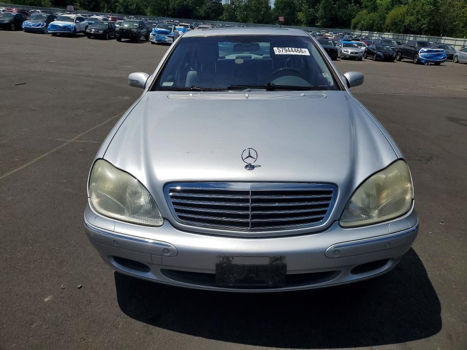 2002 Mercedes-benz S მანქანა იყიდება აუქციონზე, vin: WDBNG75J12A286612, აუქციონის ნომერი: 57944466