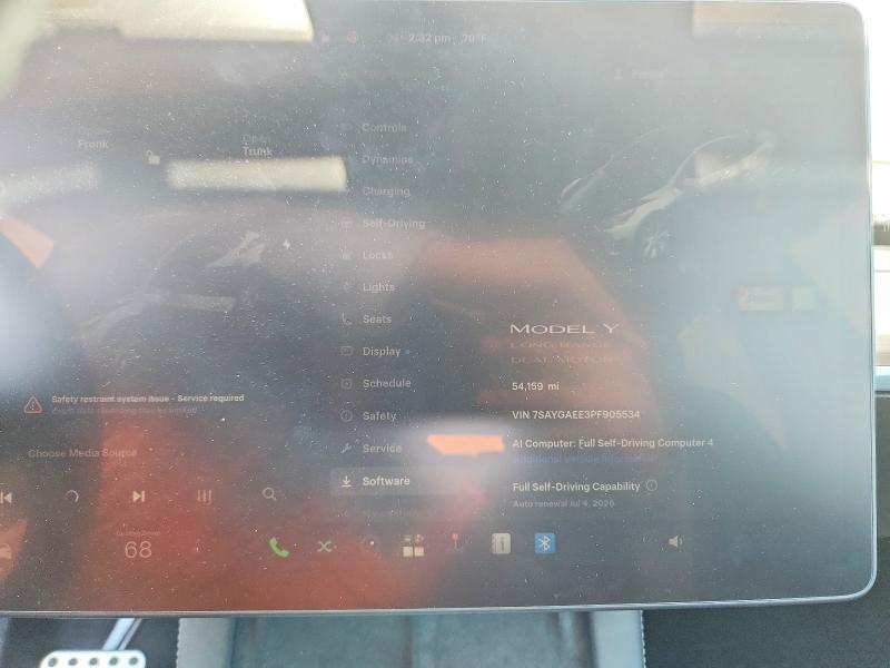 Aukcja sprzedaży 2023 Tesla Model Y, vin: 7SAYGAEE3PF905534, numer aukcji: 59194666