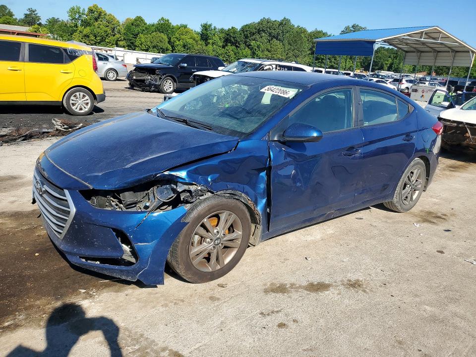 Auction sale of the 2018 Hyundai Elantra, vin: 5NPD84LF6JH332689, lot number: 56422086
