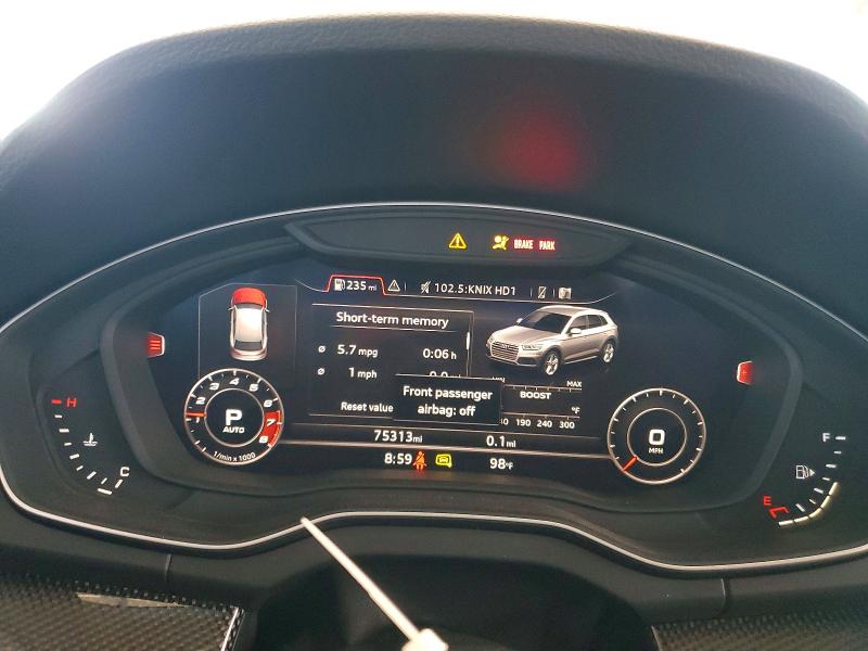 2018 Audi Sq5 მანქანა იყიდება აუქციონზე, vin: WA1A4AFY4J2190171, აუქციონის ნომერი: 57382836