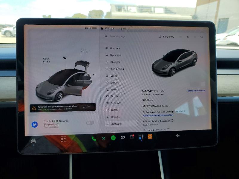 Продаж на аукціоні авто 2018 Tesla 3, vin: 5YJ3E1EA3JF048729, номер лоту: 57782206