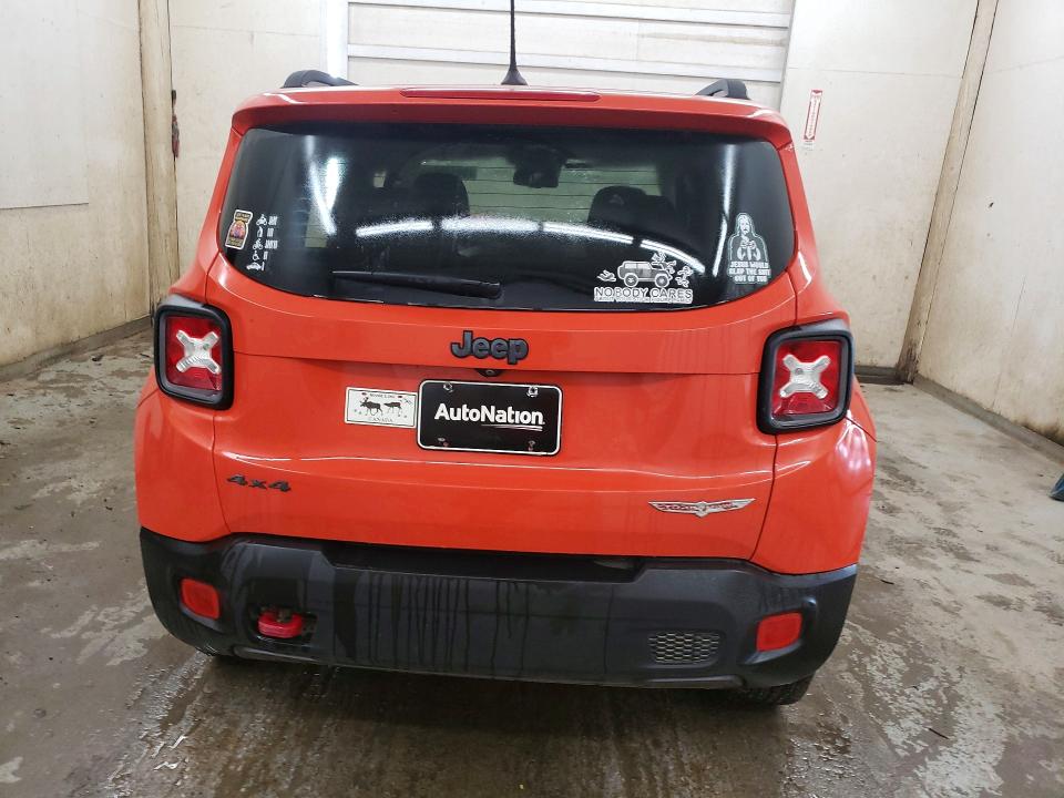2016 Jeep Renegade მანქანა იყიდება აუქციონზე, vin: ZACCJBCT1GPE04523, აუქციონის ნომერი: 58105016