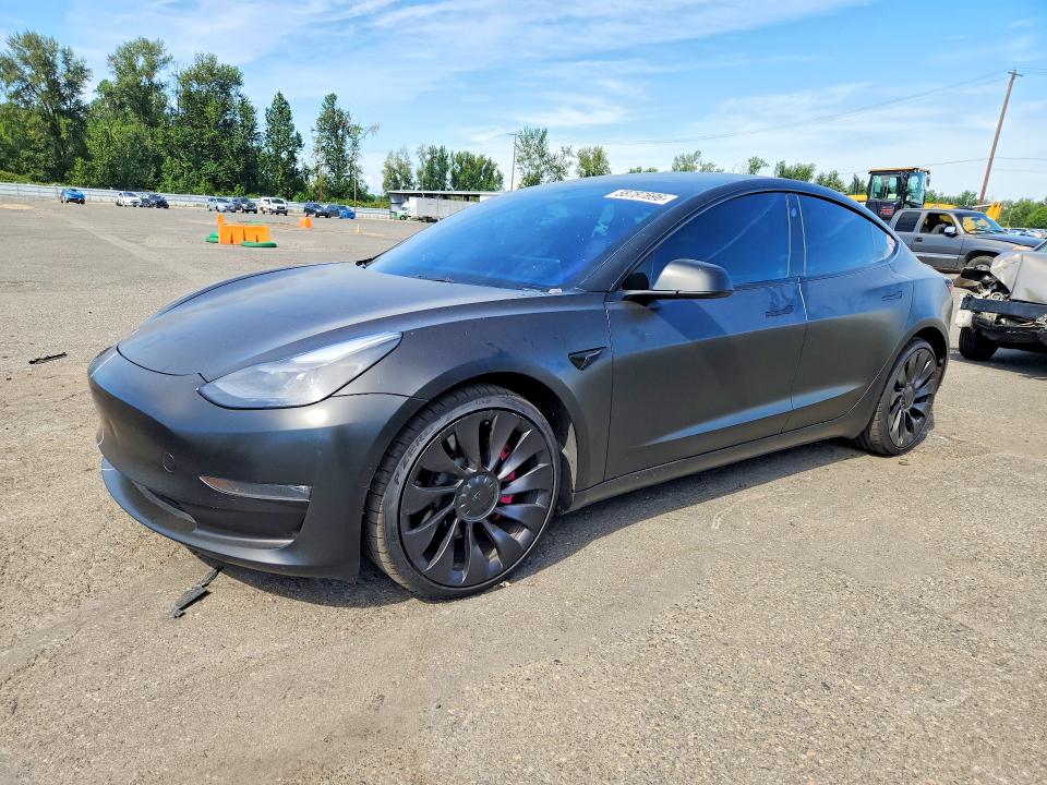 2022 Tesla Model 3 მანქანა იყიდება აუქციონზე, vin: 5YJ3E1EC7NF129773, აუქციონის ნომერი: 58787696