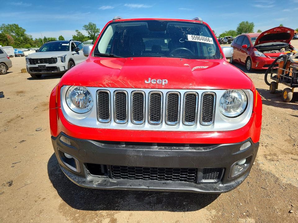 2015 Jeep Renegade მანქანა იყიდება აუქციონზე, vin: ZACCJBDT4FPC00070, აუქციონის ნომერი: 55904666