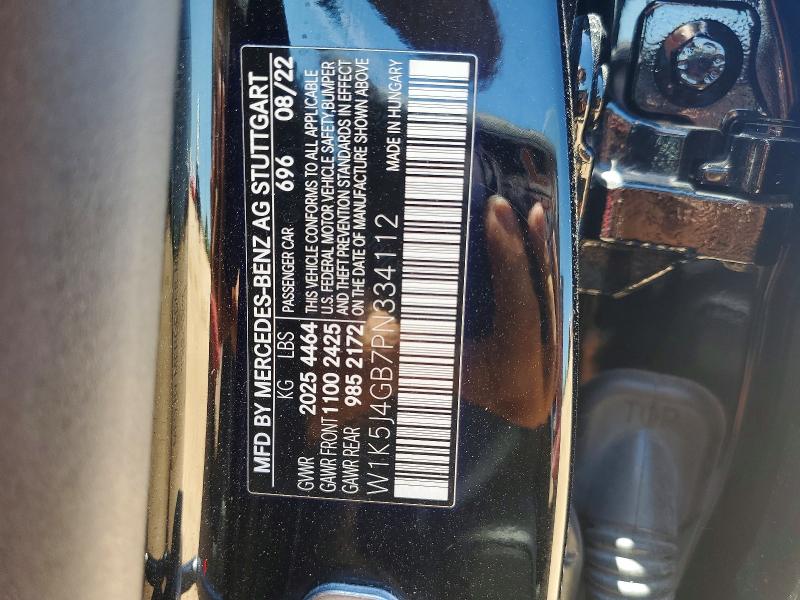 2023 Mercedes-benz Cla მანქანა იყიდება აუქციონზე, vin: W1K5J4GB7PN334112, აუქციონის ნომერი: 56660556