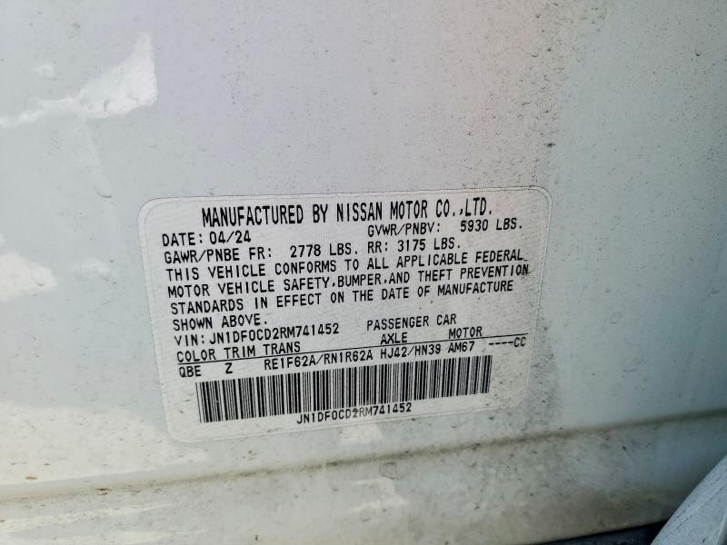 2024 Nissan Ariya მანქანა იყიდება აუქციონზე, vin: JN1DF0CD2RM741452, აუქციონის ნომერი: 58254246