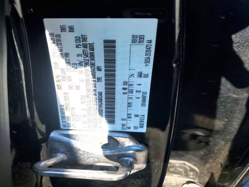 Продажа на аукционе авто 2017 Ford Escape, vin: 1FMCU0GD1HUA80340, номер лота: 58406486
