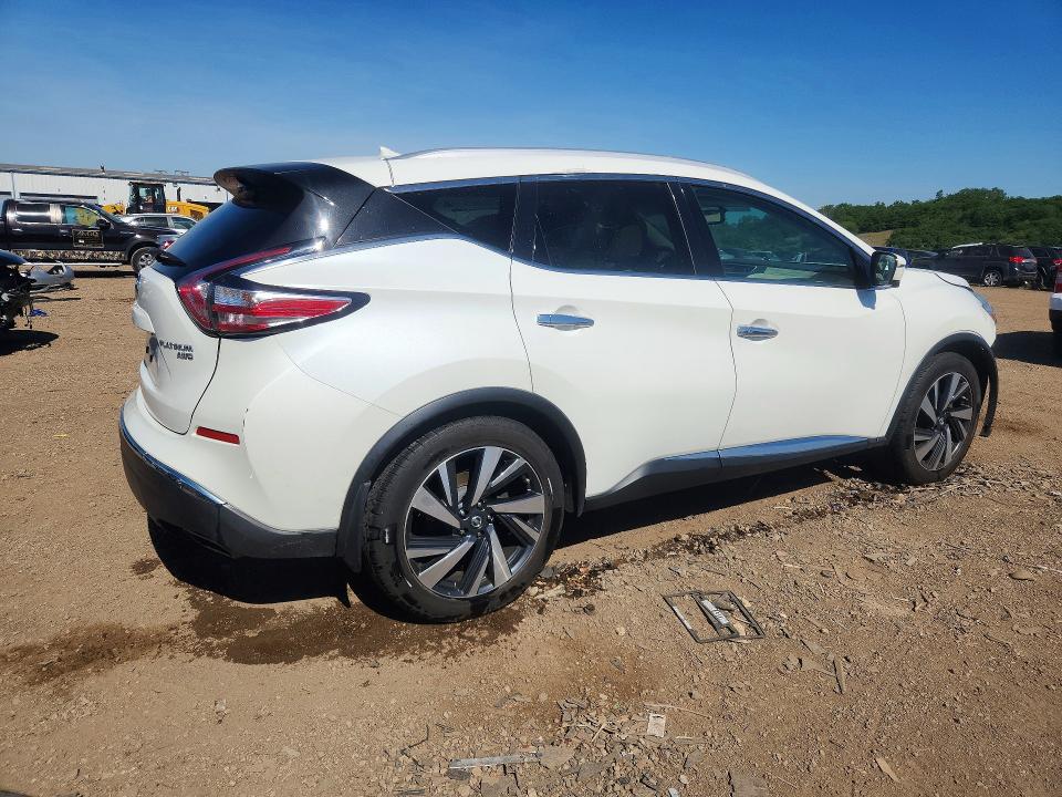 55558386 :رقم المزاد ، 5N1AZ2MH4GN127171 vin ، 2016 Nissan Murano مزاد بيع