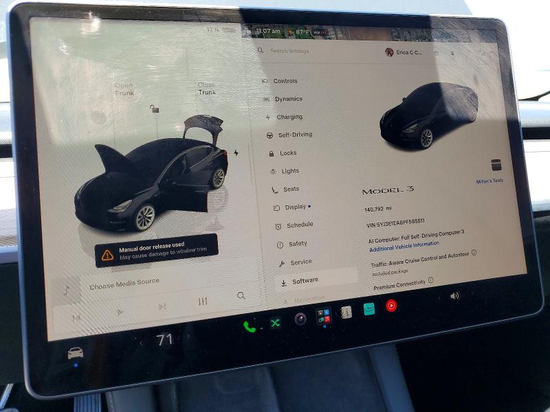 Продажа на аукционе авто 2023 Tesla Model 3, vin: 5YJ3E1EA8PF585511, номер лота: 57516966