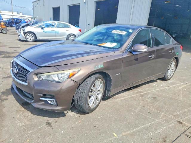 Auction sale of the 2014 Infiniti Q50 Hybrid, vin: JN1AV7AP0EM691379, lot number: 57637896