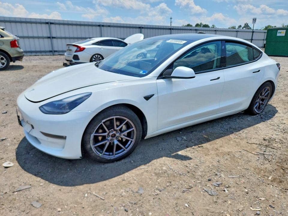58208006 :رقم المزاد ، 5YJ3E1EBXMF902709 vin ، 2021 Tesla Model 3 مزاد بيع