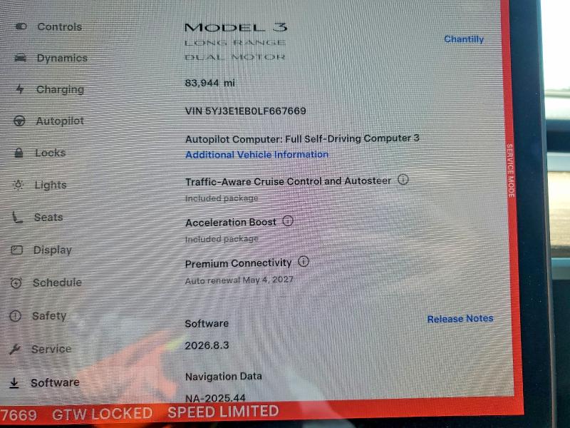 Aukcja sprzedaży 2020 Tesla Model 3, vin: 5YJ3E1EB0LF667669, numer aukcji: 57932656
