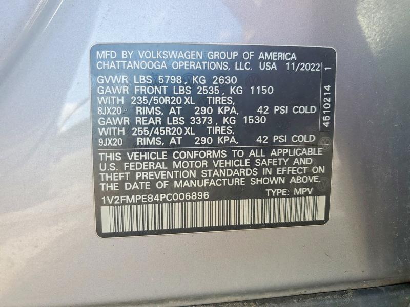 Aukcja sprzedaży 2023 Volkswagen Id.4, vin: 1V2FMPE84PC006896, numer aukcji: 56332926