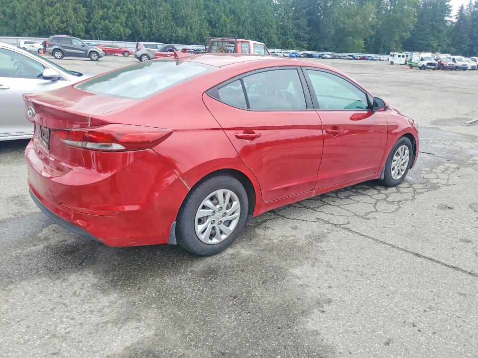 55805826 :رقم المزاد ، KMHD74LF9HU382713 vin ، 2017 Hyundai Elantra مزاد بيع