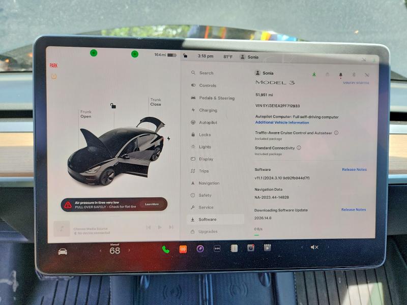 55450656 :رقم المزاد ، 5YJ3E1EA2PF712933 vin ، 2023 Tesla Model 3 مزاد بيع