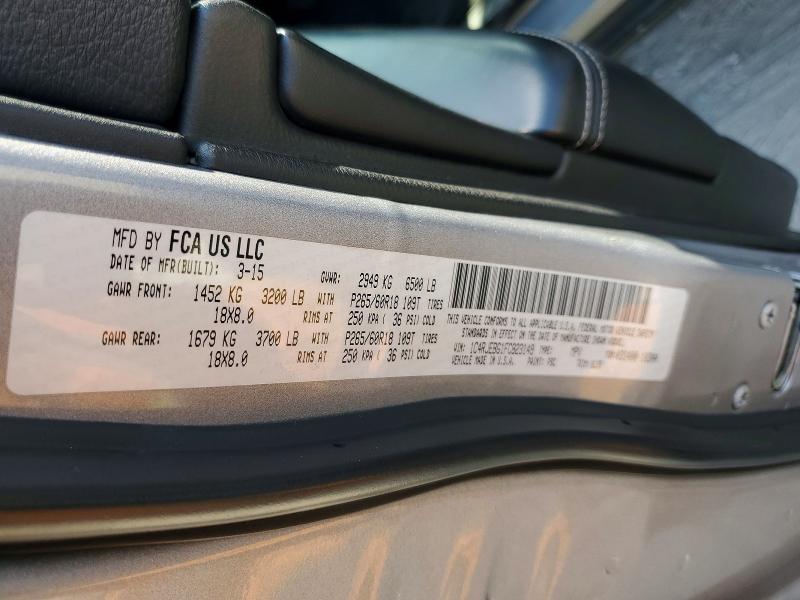 Продажа на аукционе авто 2015 Jeep Grand Cherokee, vin: 1C4RJEBG1FC823149, номер лота: 56832436