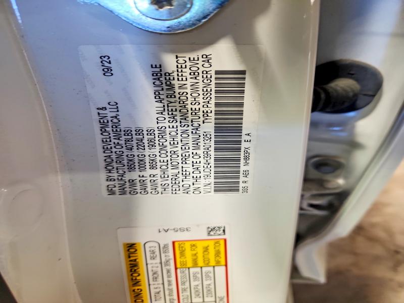 Auction sale of the 2024 Acura Integra, vin: 19UDE4H39RA013251, lot number: 56628366