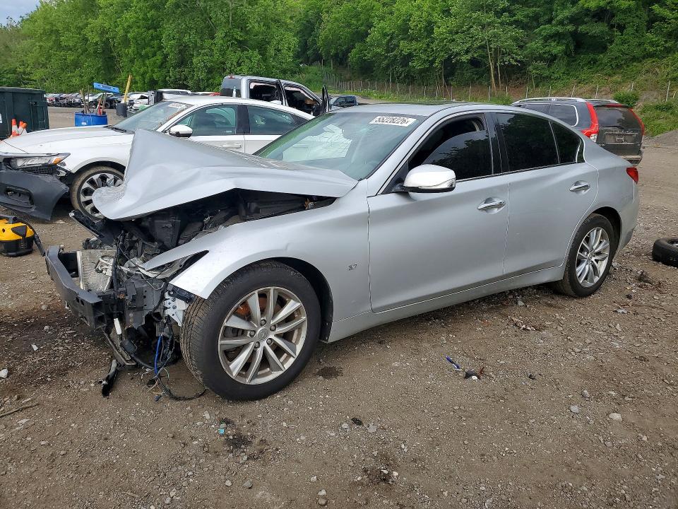 55228226 :رقم المزاد ، JN1BV7AR3FM421327 vin ، 2015 Infiniti Q50 مزاد بيع