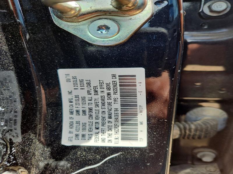 Продаж на аукціоні авто 2017 Honda Accord, vin: 1HGCR2F1XHA069784, номер лоту: 58303246