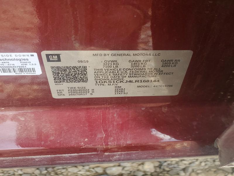 Aukcja sprzedaży 2020 Gmc Yukon, vin: 1GKS1CKJ4LR168144, numer aukcji: 57990256