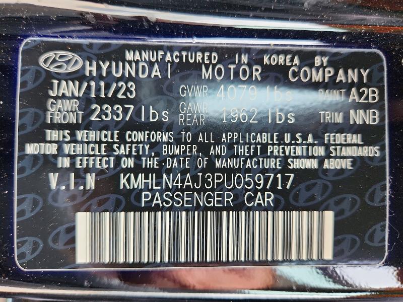 Aukcja sprzedaży 2023 Hyundai Elantra, vin: KMHLN4AJ3PU059717, numer aukcji: 55467206