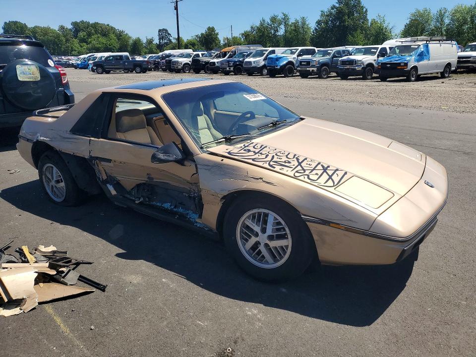 57358676 :رقم المزاد ، 1G2PM37R5GP228932 vin ، 1986 Pontiac Fiero مزاد بيع