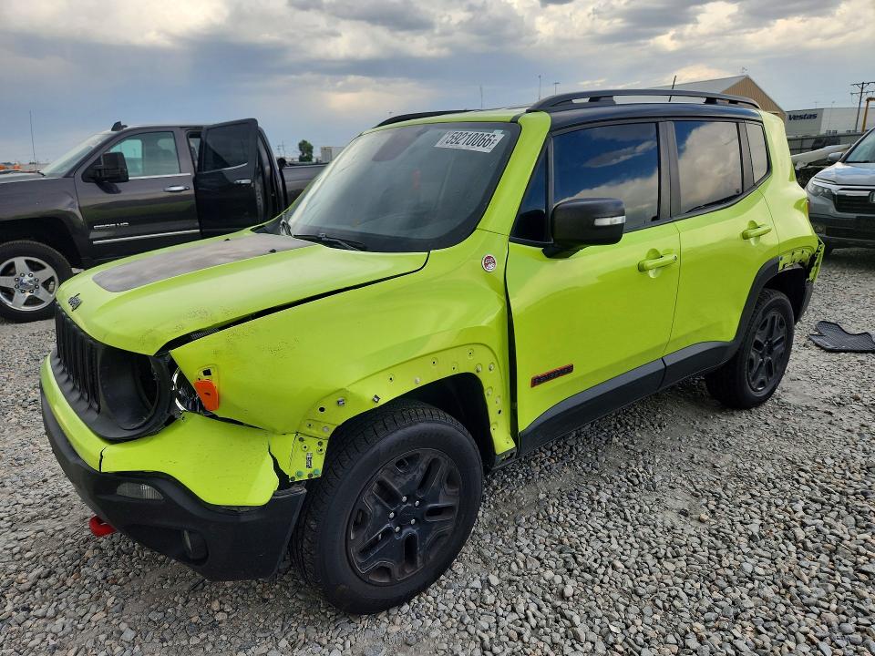 59210066 :رقم المزاد ، ZACCJBCBXJPH42629 vin ، 2018 Jeep Renegade مزاد بيع
