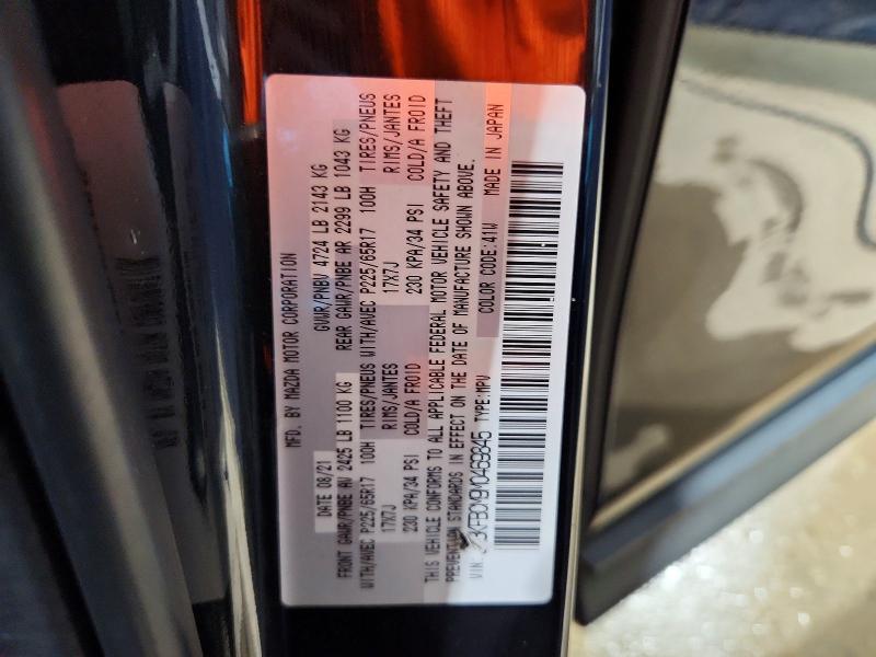 55446906 :رقم المزاد ، JM3KFBCM9M0469845 vin ، 2021 Mazda Cx-5 مزاد بيع