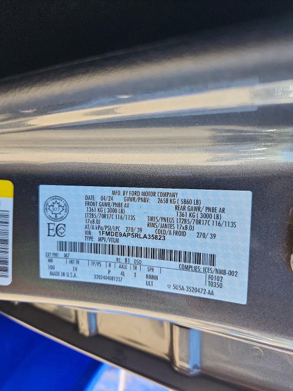 2024 Ford Bronco მანქანა იყიდება აუქციონზე, vin: 1FMDE9AP5RLA35823, აუქციონის ნომერი: 57466546