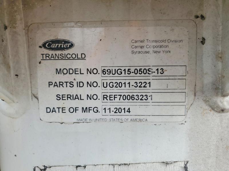 56176676 :رقم المزاد ، REF70063231 vin ، 2014 Carrier 69ug15 مزاد بيع
