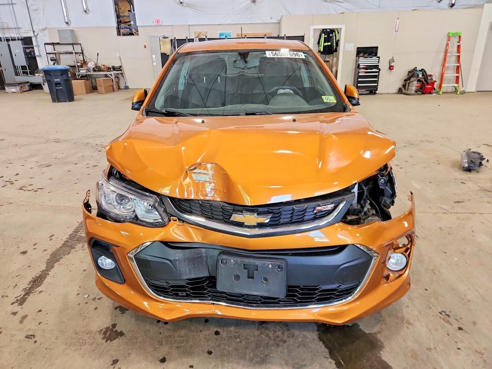 2017 Chevrolet Sonic მანქანა იყიდება აუქციონზე, vin: 1G1JD6SG7H4145474, აუქციონის ნომერი: 56507696