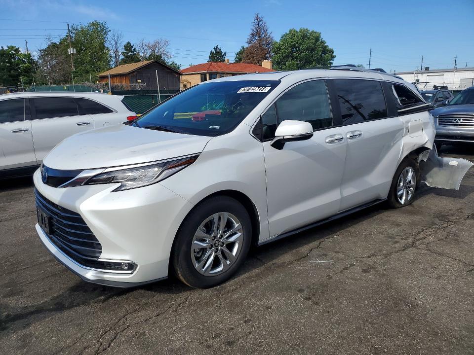 58044746 :رقم المزاد ، 5TDZSKFC5SS179764 vin ، 2025 Toyota Sienna مزاد بيع