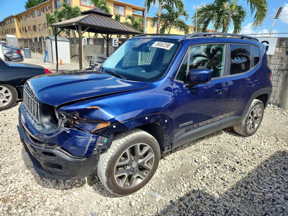 2017 Jeep Renegade მანქანა იყიდება აუქციონზე, vin: ZACCJBBBXHPF58920, აუქციონის ნომერი: 59063296