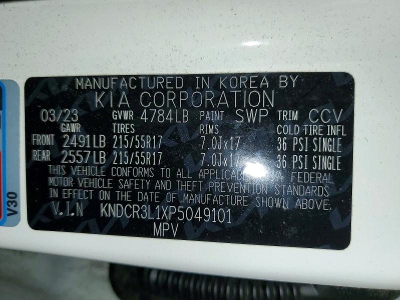Продажа на аукционе авто 2023 Kia Niro, vin: KNDCR3L1XP5049101, номер лота: 56357606