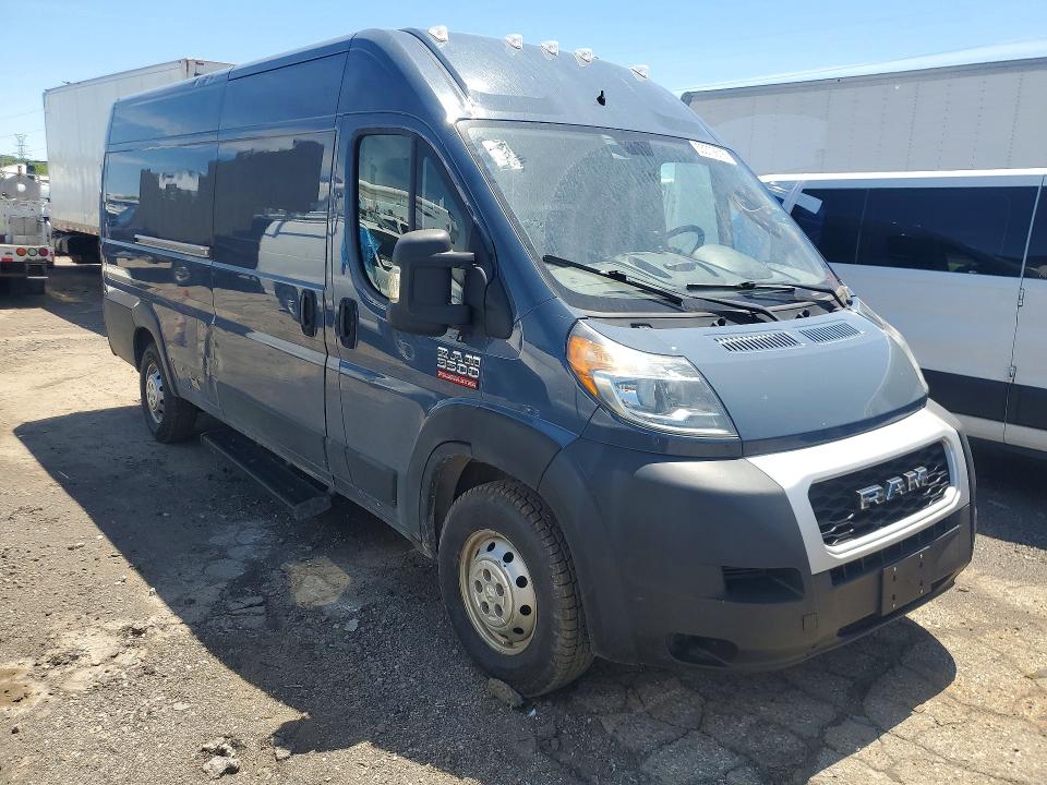 2019 Ram Promaster 3500 მანქანა იყიდება აუქციონზე, vin: 3C6URVJG2KE541813, აუქციონის ნომერი: 53372616