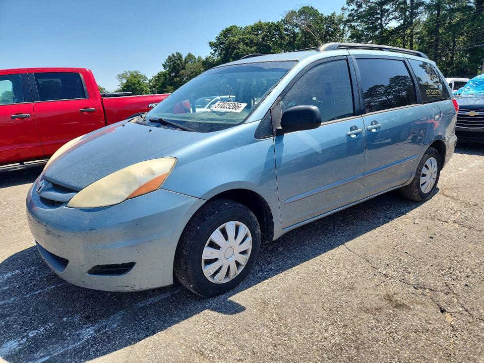 2008 Toyota Sienna მანქანა იყიდება აუქციონზე, vin: 5TDZK23C98S209572, აუქციონის ნომერი: 57025266