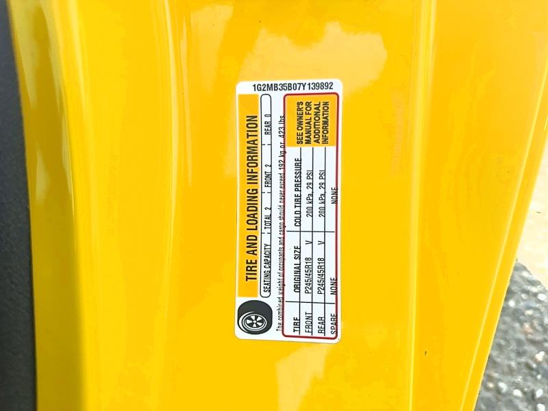 2007 Pontiac Solstice მანქანა იყიდება აუქციონზე, vin: 1G2MB35B07Y139892, აუქციონის ნომერი: 58098916