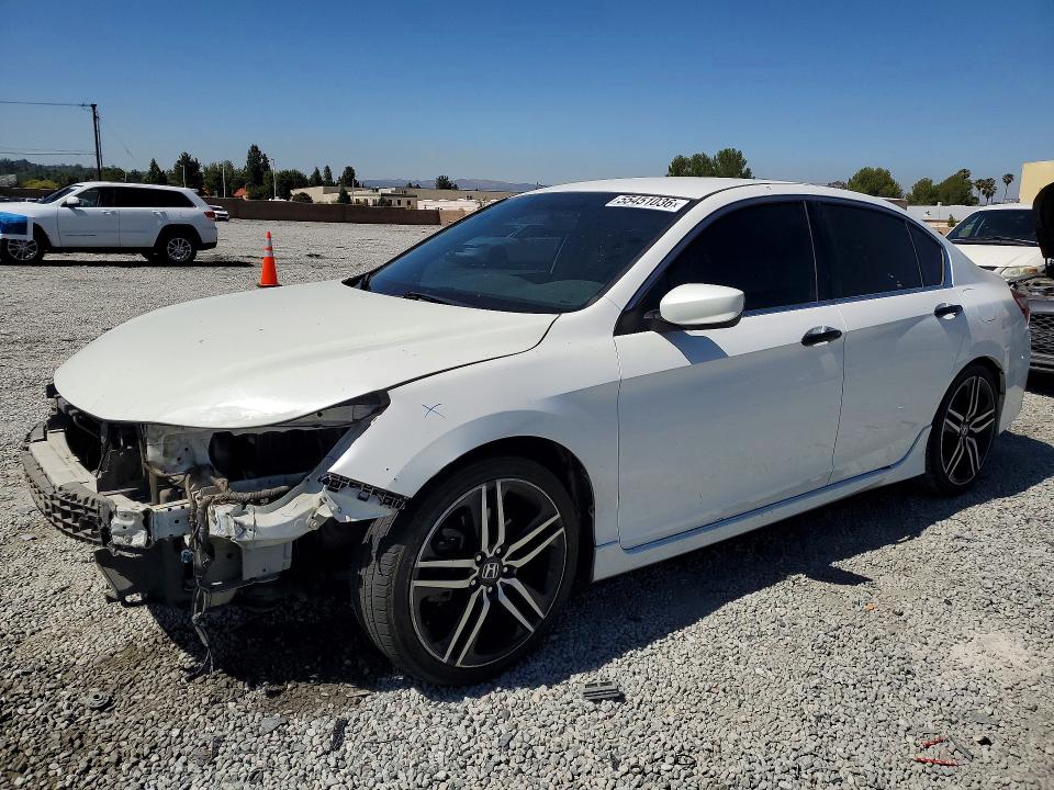 Auction sale of the 2017 Honda Accord, vin: 1HGCR2F58HA244097, lot number: 55451036