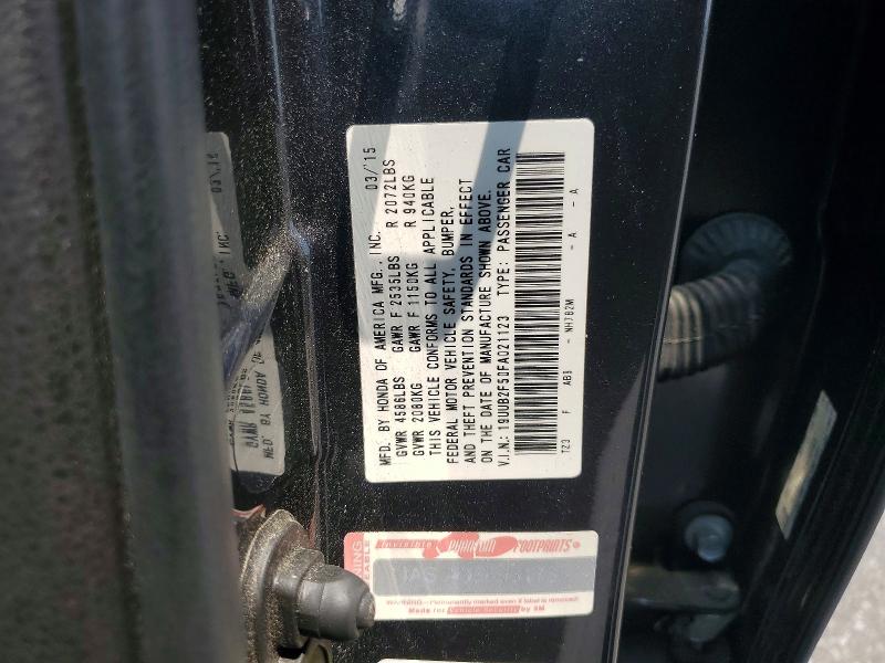 56244846 :رقم المزاد ، 19UUB2F50FA021123 vin ، 2015 Acura Tlx مزاد بيع