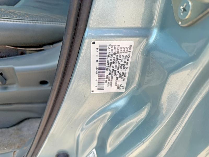 Aukcja sprzedaży 2003 Honda Odyssey, vin: 5FNRL189X3B151991, numer aukcji: 56139206