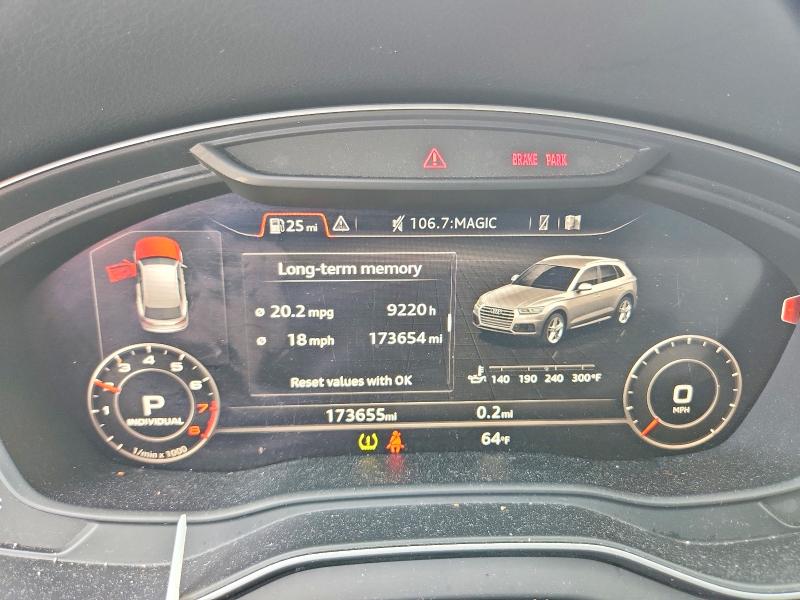 55898526 :رقم المزاد ، WA1BNAFY3J2233965 vin ، 2018 Audi Q5 مزاد بيع