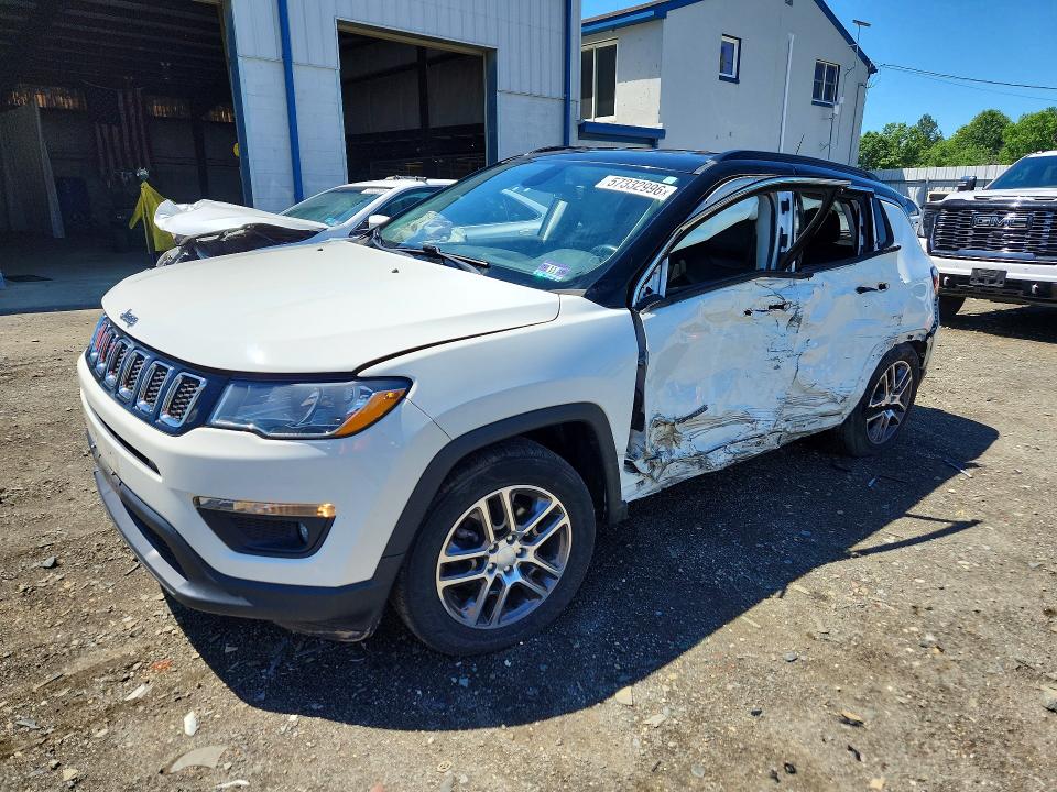 2020 Jeep Compass მანქანა იყიდება აუქციონზე, vin: 3C4NJDBB9LT139978, აუქციონის ნომერი: 57332996
