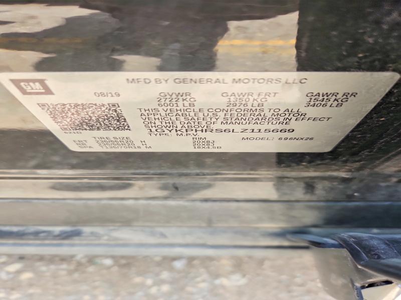 Aukcja sprzedaży 2020 Cadillac Xt6, vin: 1GYKPHRS6LZ115669, numer aukcji: 55726476