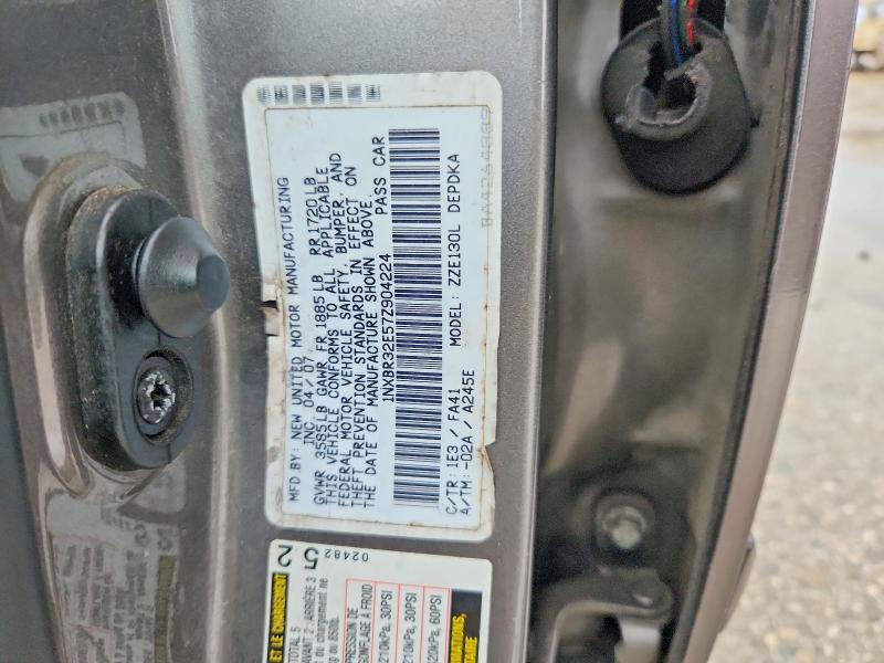 Aukcja sprzedaży 2007 Toyota Corolla, vin: 1NXBR32E57Z904224, numer aukcji: 57704356