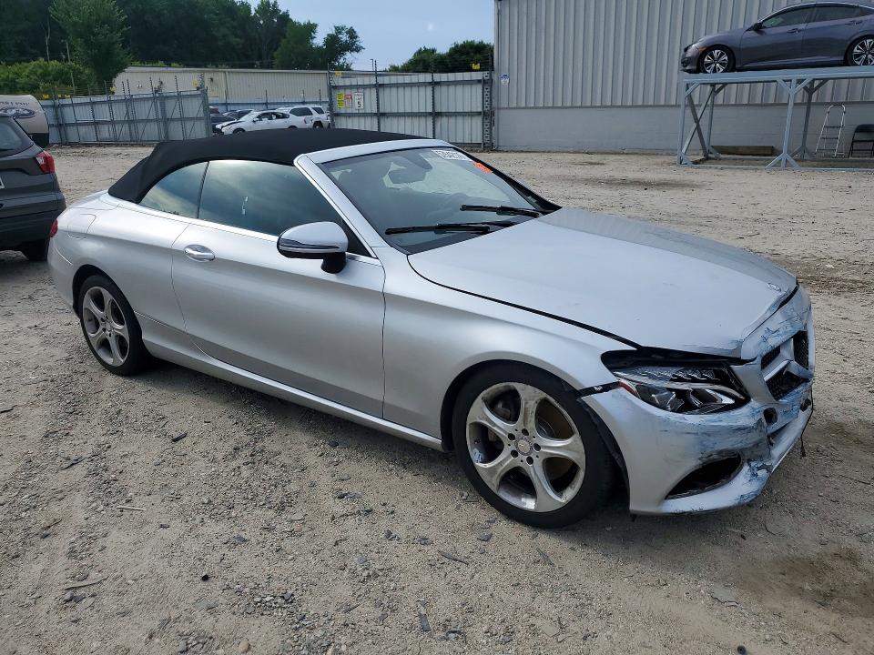 2017 Mercedes-benz C მანქანა იყიდება აუქციონზე, vin: WDDWK4KB5HF483655, აუქციონის ნომერი: 57542176