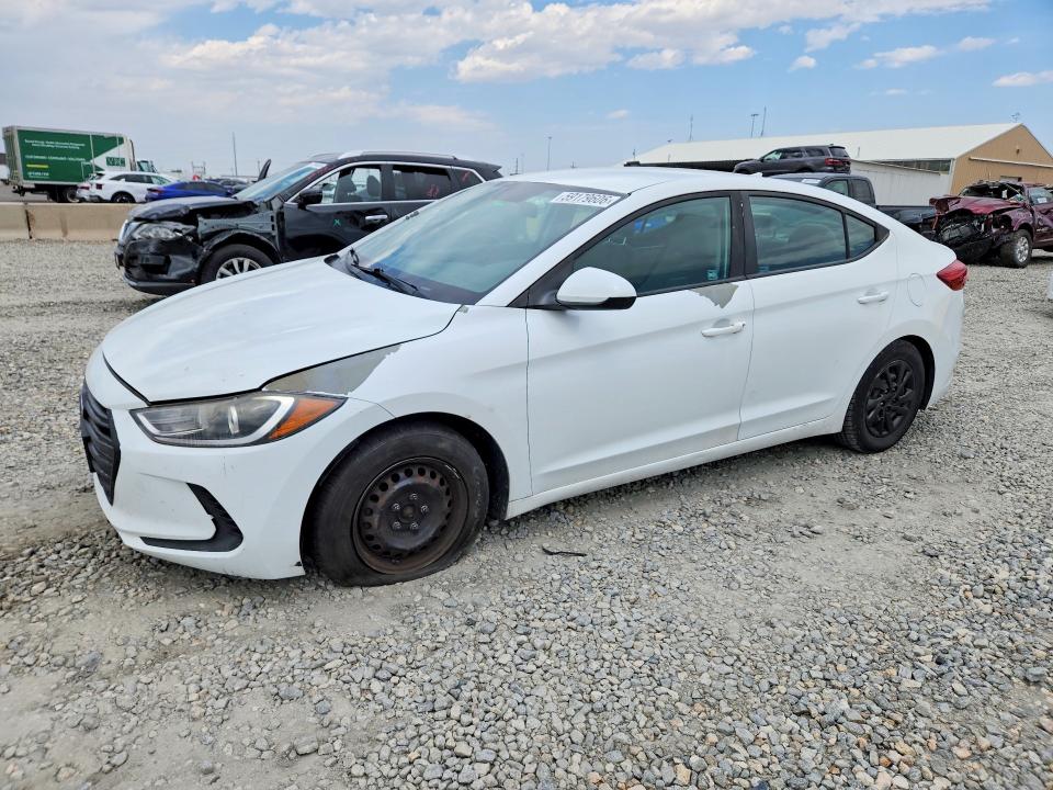 59179606 :رقم المزاد ، 5NPD74LF7HH182816 vin ، 2017 Hyundai Elantra مزاد بيع