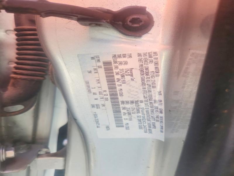 Aukcja sprzedaży 2012 Ford Focus, vin: 1FAHP3M23CL243709, numer aukcji: 75260144