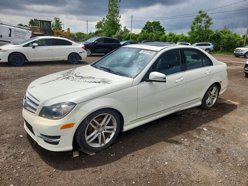 Продажа на аукционе авто 2012 Mercedes-benz C, vin: WDDGF8FB1CA633826, номер лота: 58731166