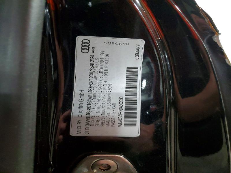 56117406 :رقم المزاد ، WUAC6AFR7DA902090 vin ، 2013 Audi Rs5 مزاد بيع